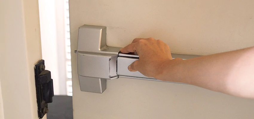 Roller Gate Panic Bar Installation in South San Jose Hills, California